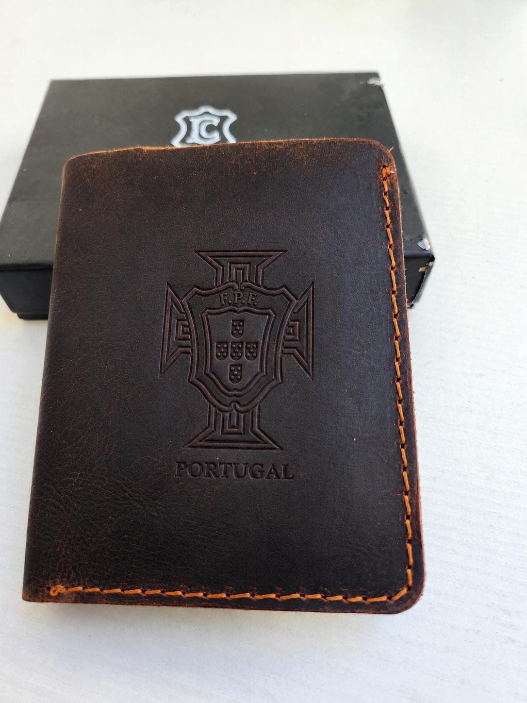 Portefeuille Homme en Cuir Véritable Personnalisé | Équipe de Football de Votre Choix