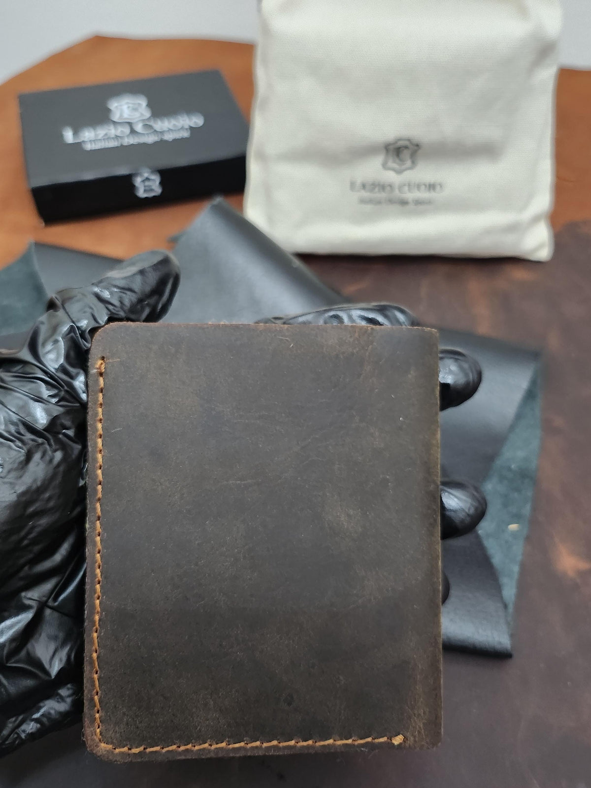 Portefeuille Homme en Cuir Véritable Personnalisé | Équipe de Football de Votre Choix